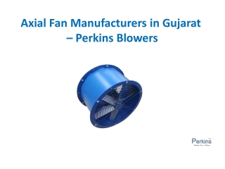 Axial Fan Manufacturers in Gujarat