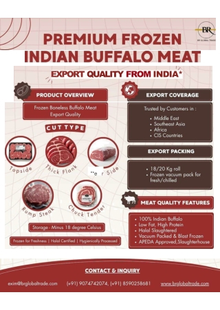Global frozen meat exporter