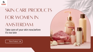 Skin Care Products For Women in Amsterdam