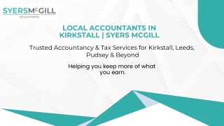 Local Accountants in Kirkstall  Syers McGill(2)