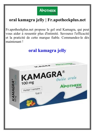 oral kamagra jelly Fr.apotheekplus.net