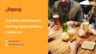 Top Beer Distributors Serving Santa Barbara California