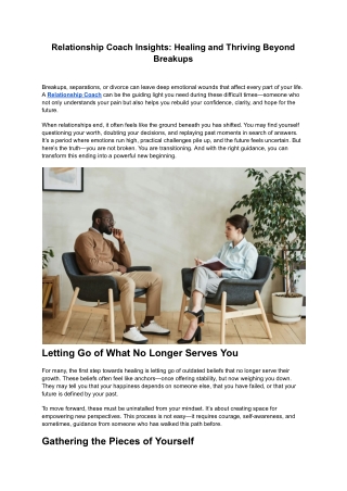 Relationship Coach Insights_ Healing and Thriving Beyond Breakups