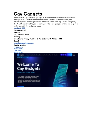 Cay Gadgets