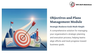 Objectives and Plans Management Module for Strategic Business Goals