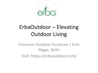 ErbaOutdoor Presentation