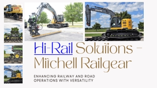 Hi-Rail Solutions – Mitchell Railgear