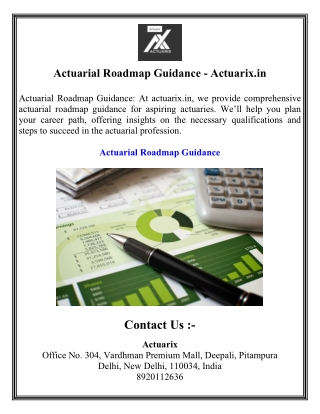Actuarial Roadmap Guidance - Actuarix.in