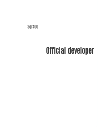 Sqr400 bank account flashing software