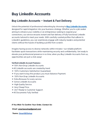 Best 12 Sites to Buy LinkedIn Accounts in This Year