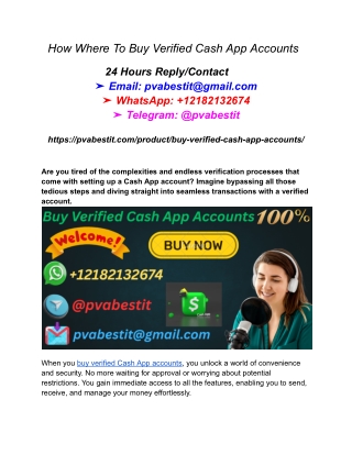 _ How Where To Buy Verified Cash App Accounts