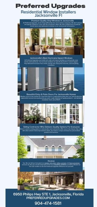 Preferred Upgrades - Infographics