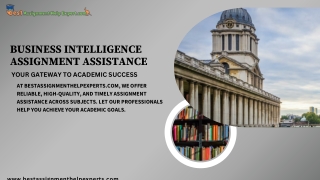 Business Intelligence Assignment Assistance