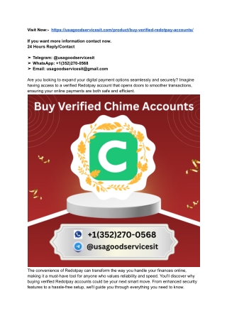 Where to Buy Redotpay Accounts in Bulk A Complete Guide