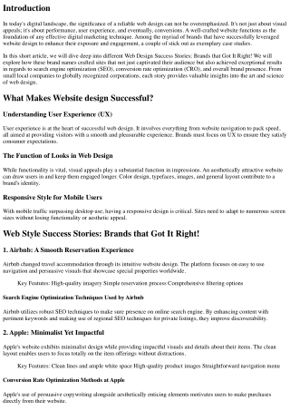 Web Design Success Stories: Brands that Got It Right!