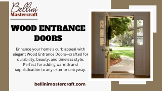 Wood Entrance Doors