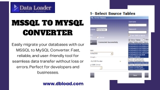MSSQL To MySQL Converter