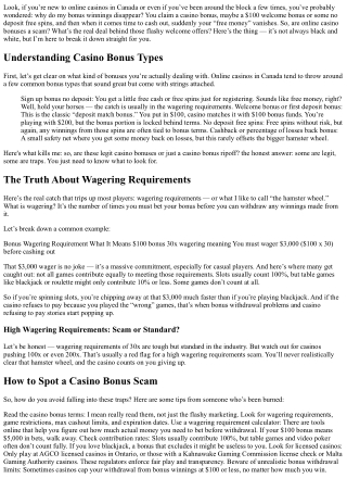 Why Do My Bonus Winnings Disappear?