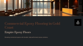 Commercial Epoxy Flooring Experts in Gold Coast – Empire Epoxy Floors