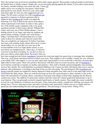 Gaming Guide To Online Casino Games