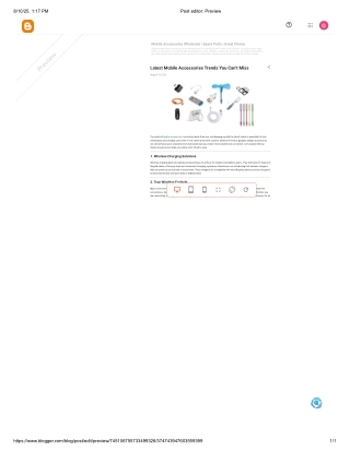 Latest Mobile Accessories Trends You Can’t Miss