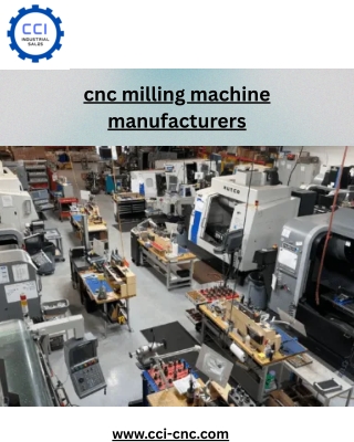 CCI-CNC – Trusted CNC Milling Machine Manufacturers in Michigan, USA