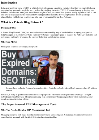 Boost Your Rankings with These Top PBN Management Tools