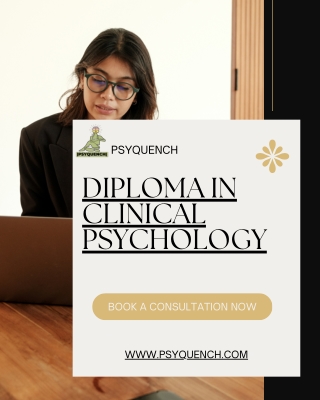 Boost Your Mental Health Career with a Diploma in Clinical Psychology