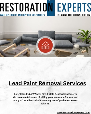 Professional Lead Paint Removal Services in NY – Restoration Experts