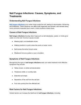 Nail Fungus Infections_ Causes, Symptoms, and Treatments