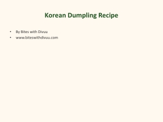 korean_dumpling_recipe