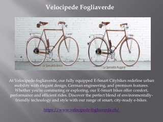 Velocipede Fogliaverde