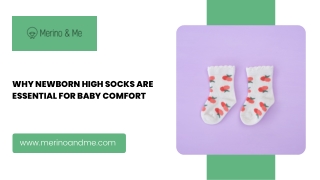 Why Newborn High Socks Are Essential for Baby Comfort