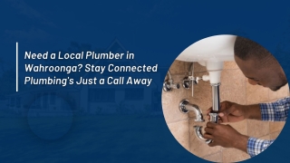 Trained Plumbers in Wahroonga| 24/7 Plumbing Services