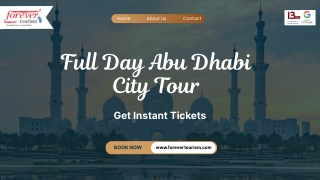 Full Day Abu Dhabi City Tour