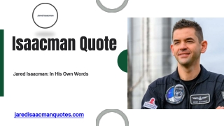 Isaacman Quotes Leadership