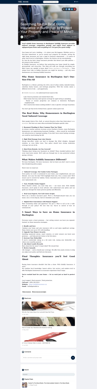 Best Home Insurance in Burlington to Protect Your Property and Peace of Mind