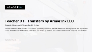 Vibrant Teacher-Themed DTF Transfers – Armor Ink LLC