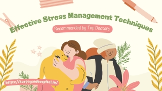 How Can You Manage Stress Effectively? Top Doctors Reveal Their Best Techniques