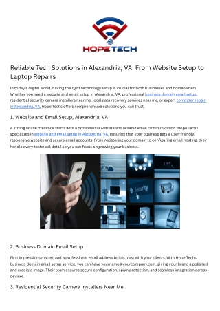 Residential Security Camera Installers near Me