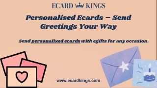Personalised Ecards – Send Greetings Your Way