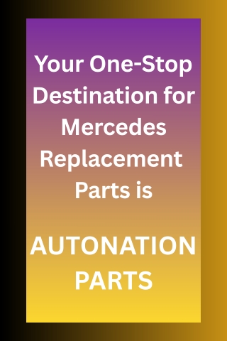 Upgrade Your Ride with AutoNation Parts