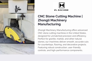 CNC Stone Cutting Machine USA | Zhongli Machinery Manufacturing