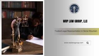 WRP Law Group, LLC – Trusted Stone Mountain Lawyer & Injury Law Experts