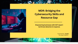 MDR Bridging the Cybersecurity Skills and Resource Gap