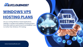 Windows VPS Hosting Plans by Max Cloud Host