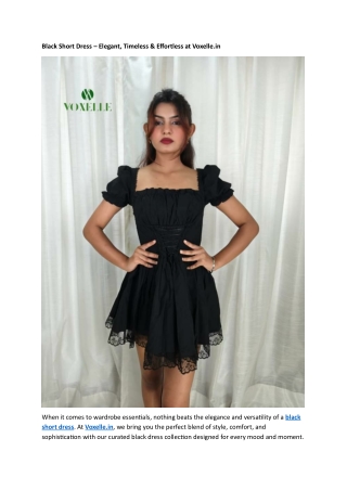 Black Dress Shorts – Chic, Versatile & Modern