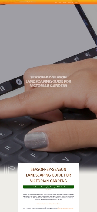 Season-by-Season Landscaping Guide for Victorian Gardens
