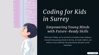 Coding Class For Kids Surrey