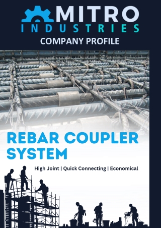 Mitro Industries Rebar Couplers